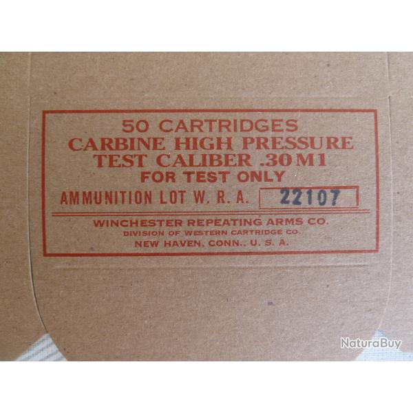 boite reproduction - 30m1 - usm1 - x1 boite - winchester repeating arms co #2