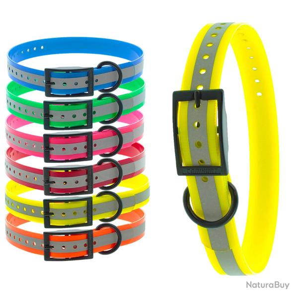 Colliers X-TREME r�fl�chissant jaune CANIHUNT marque Fran�aise