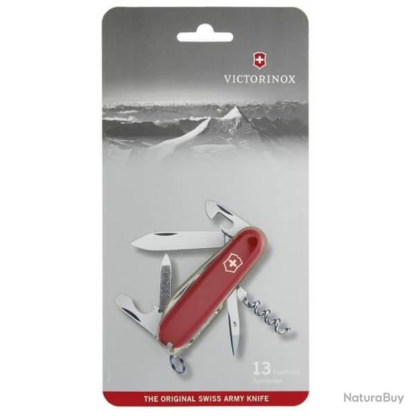 0.3803.B1 couteau suisse Victorinox sportsman rouge avec anneau