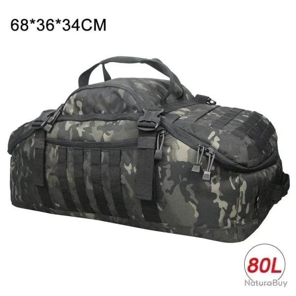 Sac militaire GravTrek T5 LQARMY 35L/80L - 80L (Multicam noir)