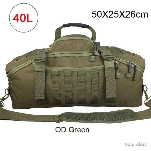 Sac militaire GravTrek T5 LQARMY 35L/80L - 40L (Vert arm�e)