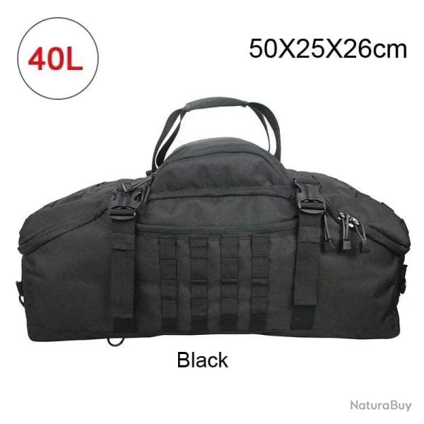 Sac militaire GravTrek T5 LQARMY 35L/80L - 40L (Noir)