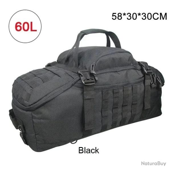 Sac militaire GravTrek T5 LQARMY 35L/80L - 60L (Noir)