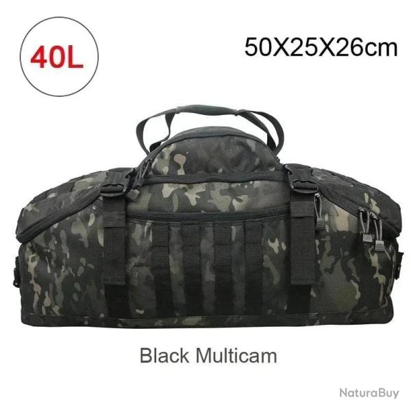 Sac militaire GravTrek T5 LQARMY 35L/80L - 40L (Multicam noir)