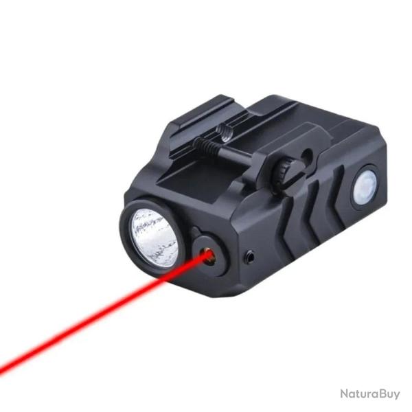 Lampe laser LED JONCELY 800 lms 20mm - Rouge