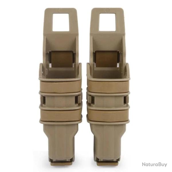 Pochette chargeur Gen3 FastMag M4, 9 mm Molle - Marron