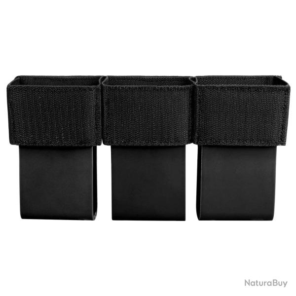 Pochette chargeur KRYDEX triple/double 5,56" 7,62" - Triple (noir)