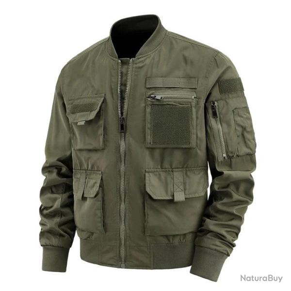 Veste tactique TACTICAL FGM multi poches Vert arm�e