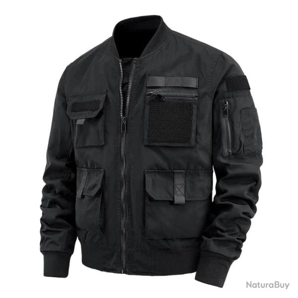 Veste tactique TACTICAL FGM multi poches Noir