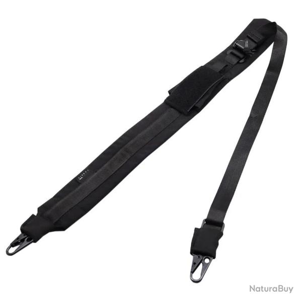 Sangle fusil TactiFlex VULPO 2 points 500D - Noir