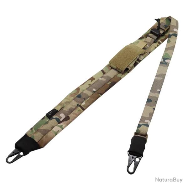 Sangle fusil TactiFlex VULPO 2 points 500D - Multicam