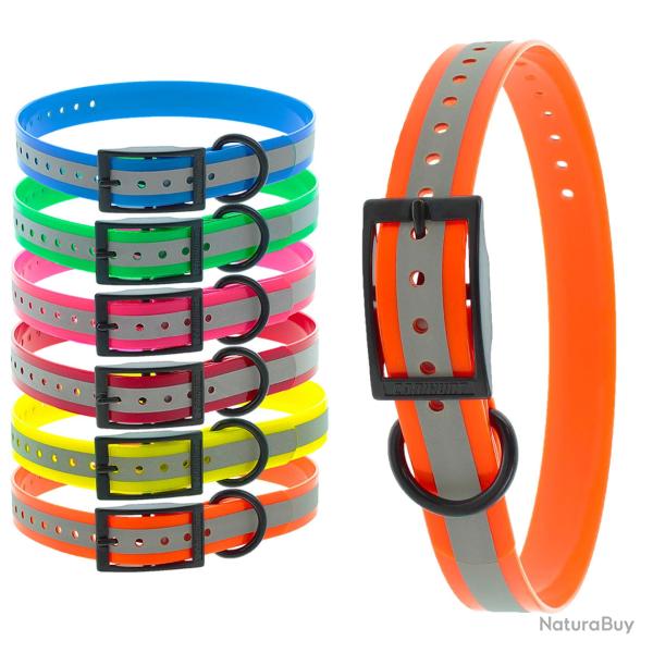 Colliers X-TREME r�fl�chissant orange CANIHUNT marque Fran�aise