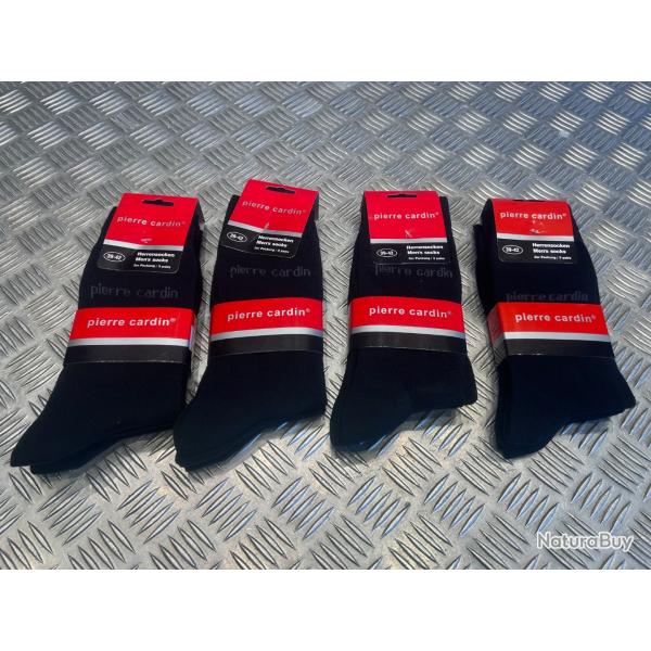 Lot 12 Paires De Chaussettes Pierre Cardin Taille 39 - 42 Noir Neuf