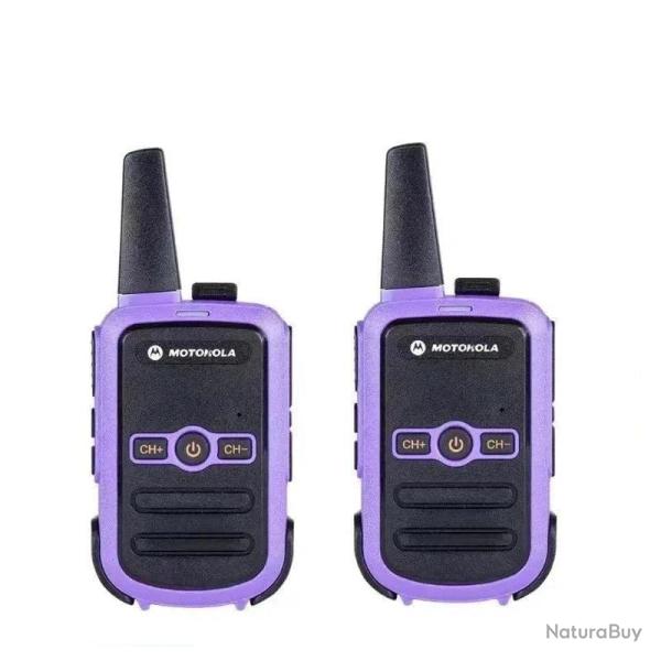 Talkie-walkie PT858 UHF 400-470MHz SUYIJIA - Violet / USB Plug