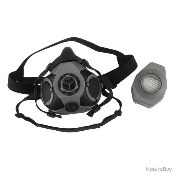 Masque respiratoire demi-visage MA-119 SOTR - Gris