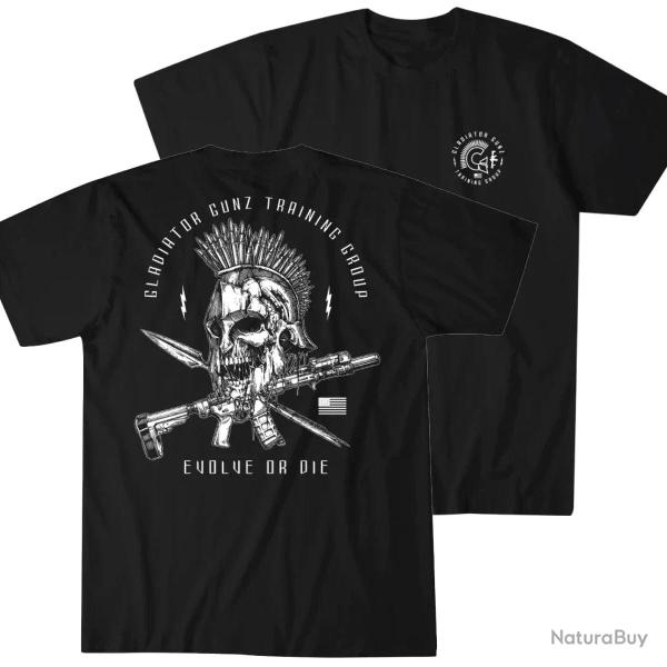 T shirt Sparta Warrior Skull Gladiator Gunz