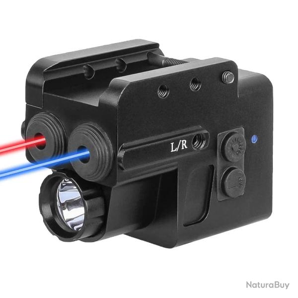 Lampe laser EchoRay Z3 TORQUE rouge et bleu