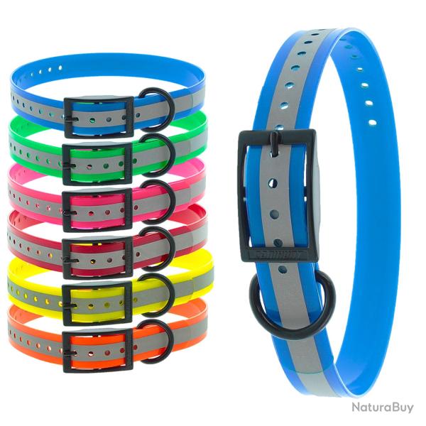 Colliers X-TREME r�fl�chissant bleu CANIHUNT marque Fran�aise