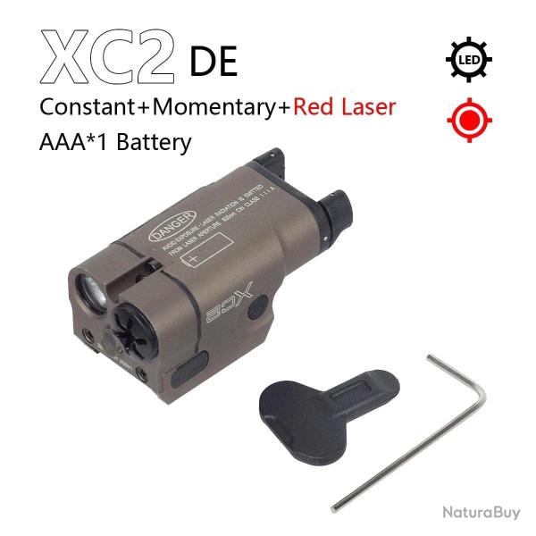 Lampe LED XC1 XC2 SURFIRE Glock - XC2(marron)