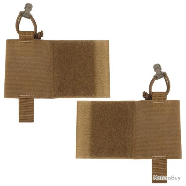 Pochettes chargeur FCPC V5 gilet tactique 2pcs - Marron