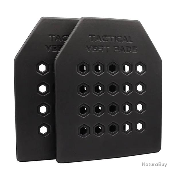 Plaques gilet tactique VULPO 2 pcs - Noir (2pcs)