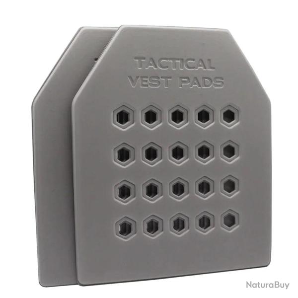 Plaques gilet tactique VULPO 2 pcs - Gris (2pcs)