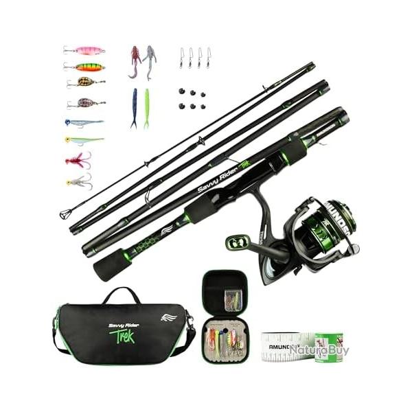 Canne & Moulinet Trek Canne IM6 Graphite Carbone Set de p�che Camping, randonn�e & Kayak