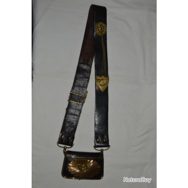 GIBERNE OFFICIER CHASSEUR A CHEVAL-MODELE 1872-FRENCH GIBERNE CAVALRY 1WW