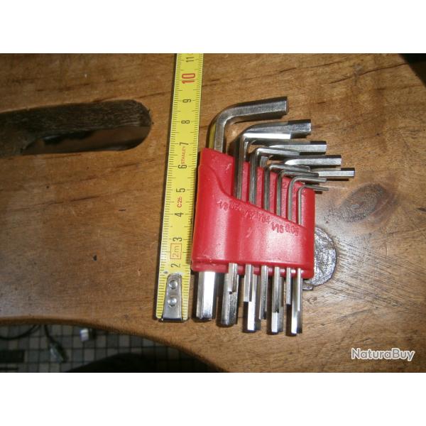 jeu de cl�s allen cotes am�ricaine