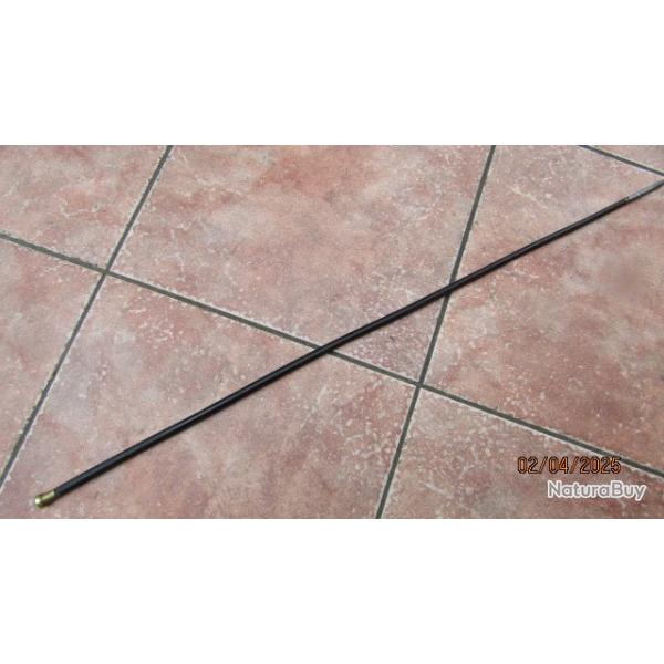 baguette ancienne fanon baleine fusil chasse chien percussion broche74cm diam0.67cm milieu0.8