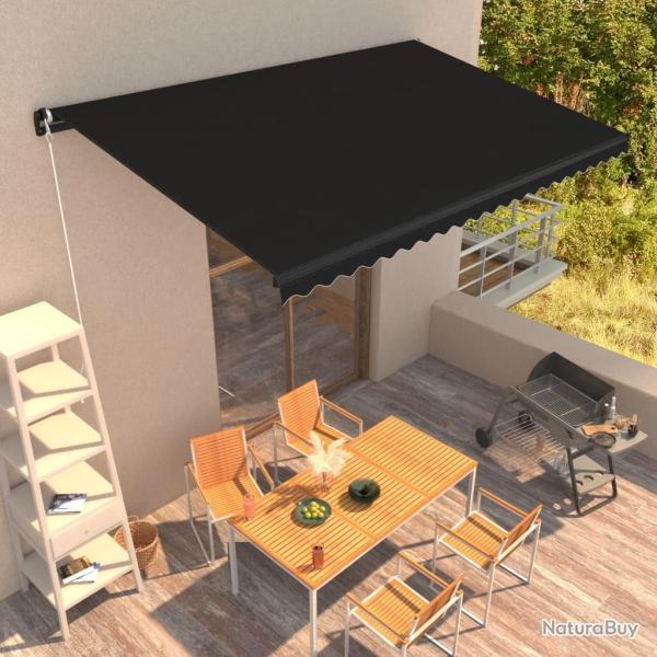 Auvent manuel r�tractable 450x300 cm Anthracite