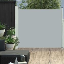 Auvent lat&eacute;ral r&eacute;tractable de patio 100x300 cm Gris
