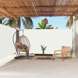 Auvent lat&eacute;ral r&eacute;tractable Cr&egrave;me 180x600 cm