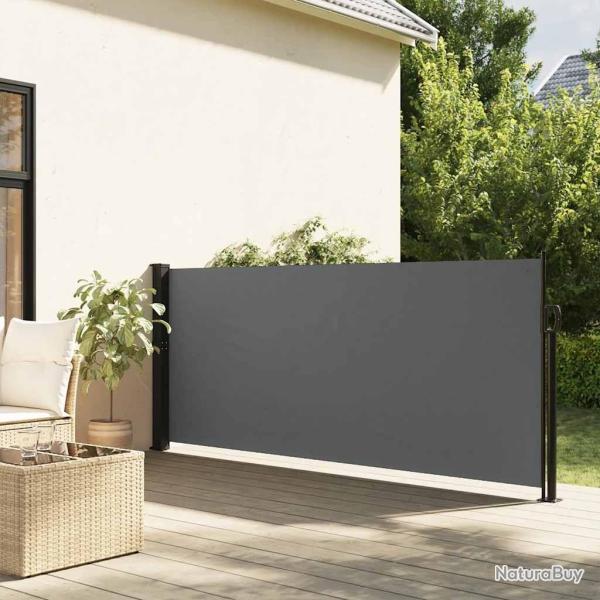 Auvent lat�ral r�tractable anthracite 117x300 cm