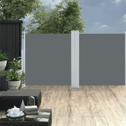 Auvent lat&eacute;ral r&eacute;tractable Anthracite 120 x 600 cm