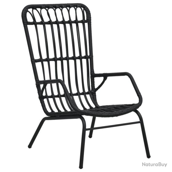Chaise de jardin R�sine tress�e Noir