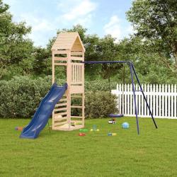 Aire de jeux d'ext&eacute;rieur bois de pin massif