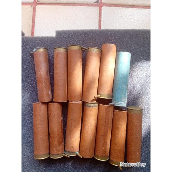 13 Douilles carton de 20mm   broche