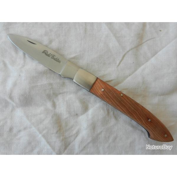 couteau de poche pliant Pradel Evolution Le castelier manche teck
