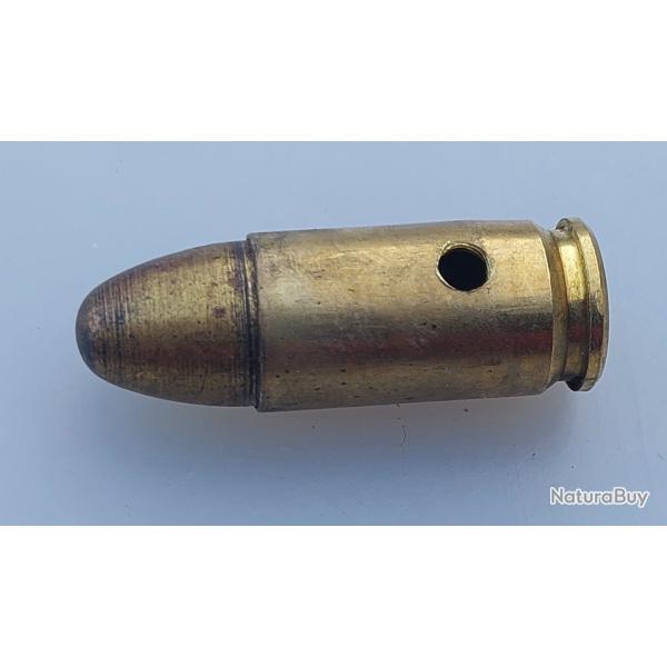 Cartouche neutralis�e - 9mm - Geco -  Ogive blind� nez rond dor�125 grains