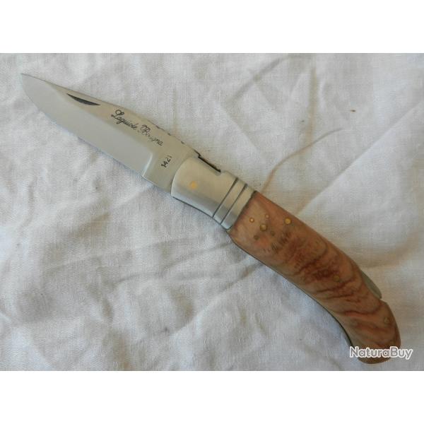 couteau de poche pliant Laguiole Bougna manche teck