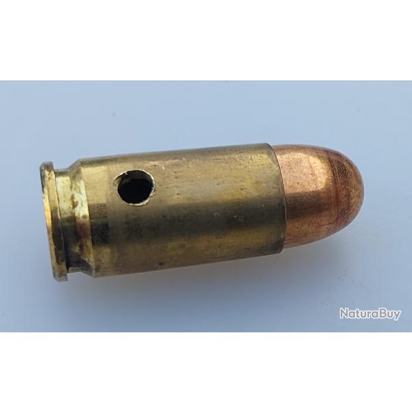 Cartouche neutralis�e - 9mm - Geco -  Ogive blind� nez rond 95 grains