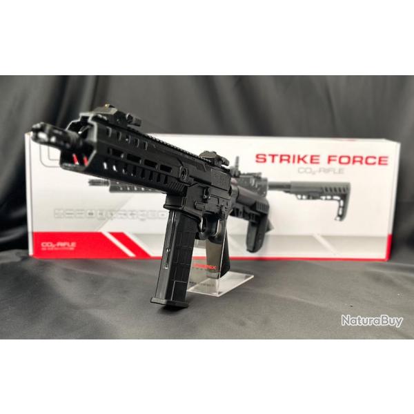 CARABINE UX STRIKE FORCE CO2 CAL BB/4.5MM 5J SEMI/FULL AUTO