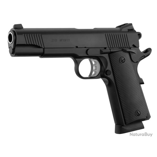 PISTOLET TISAS ZIG M 1911 NOIR 5'' CAL 45 ACP