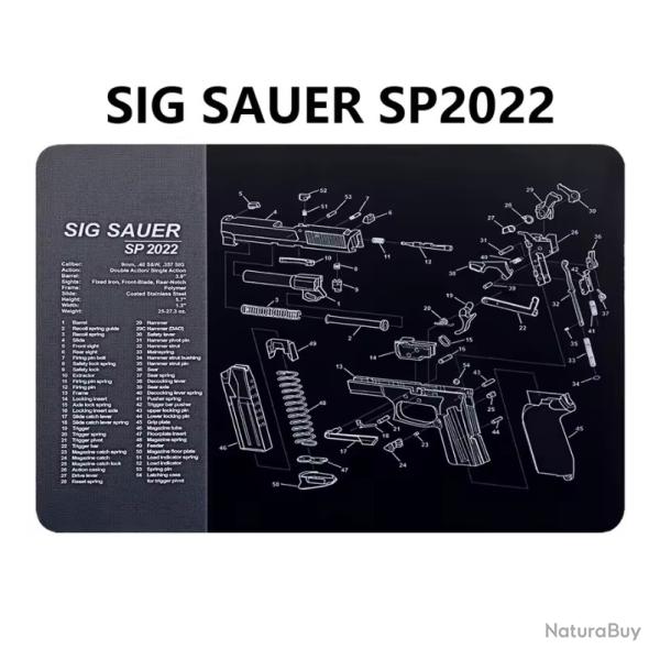 Tapis Nettoyage Sig Sauer SP2022 - SKX INDUSTRIES