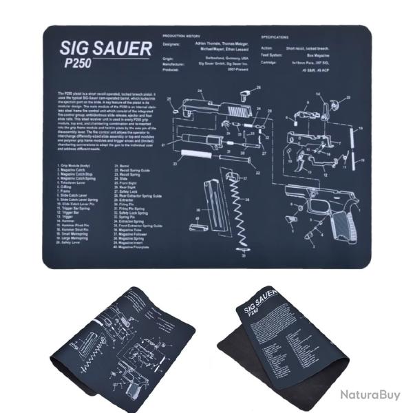 Tapis Nettoyage Sig Sauer P250 - SKX INDUSTRIES
