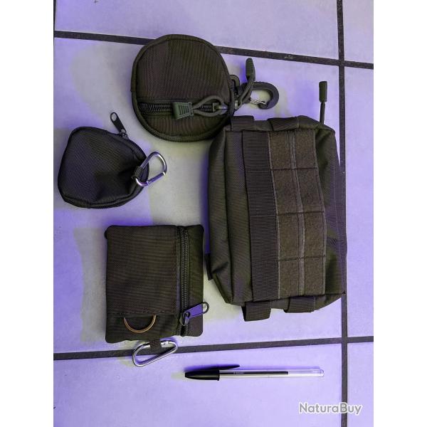 Lot pochettes tactiques