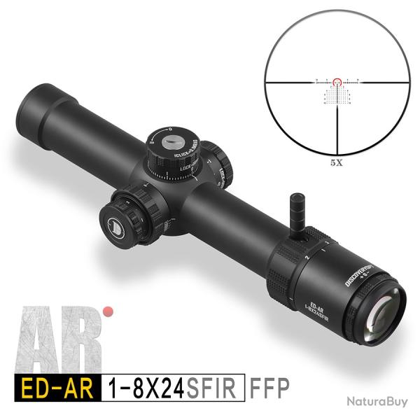 DISCOVERYOPT DISCOVERY ED-AR 1-8X24SFIR FFP-MIL Diamtre : 34 mm