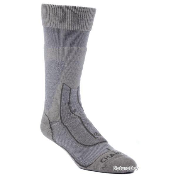 Chaussettes mixtes Explore Mid grises LE CHAMEAU-M