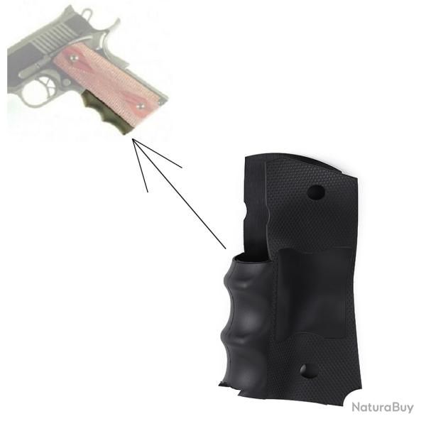Empreinte de doigt ergonomique pour crosse de Colt 1911